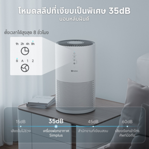 ซิมพลัส เครื่องฟอกอากาศ รุ่น KQJH007WH00 สีขาว_thumbnail_5