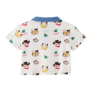 เบสิโค เสื้อโปโล สำหรับเด็กผู้ชาย รุ่น FPPM2509IB03 สีครีม_thumbnail_1