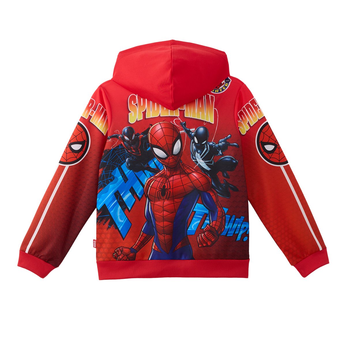 มาร์เวล เสื้อแจ็คเก็ตเด็กชาย Spiderman รุ่น FMTN2509LB10W สีแดง_1