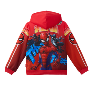 มาร์เวล เสื้อแจ็คเก็ตเด็กชาย Spiderman รุ่น FMTN2509LB10W สีแดง_thumbnail_1