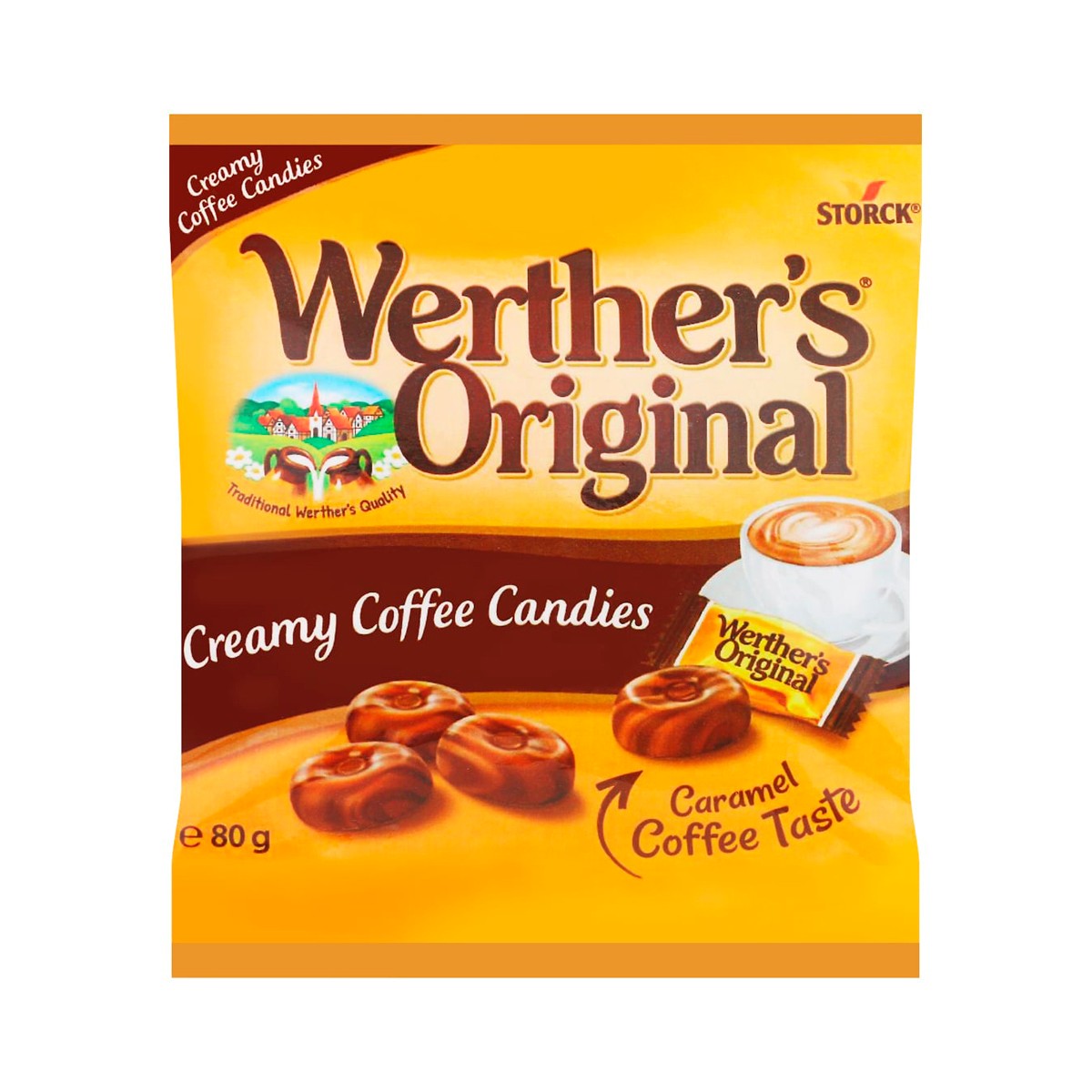 เวอร์เธอร์ ออริจินอล ลูกอมคาราเมลรสกาแฟ 80 ก.