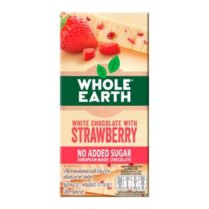 Whole Earth White Chocolate with Strawberry 75g.