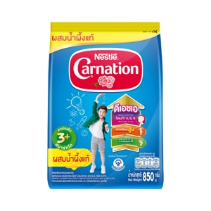 CARNATION 3+ SmartGo Honey Flavored Milk Product Powder with Fiber Stage 4 - 850 g.