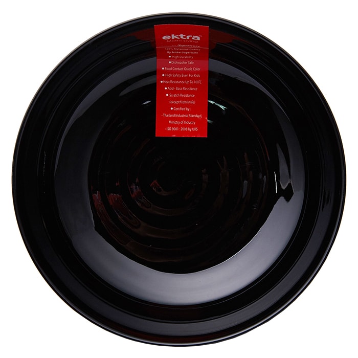 เอกตรา ชามแกงเมลามีน รุ่น B2131 สีดำ 6 นิ้ว_1