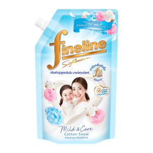 ไฟน์ไลน์ น้ำยาปรับผ้านุ่มสูตรเข้มข้น มายด์แอนด์แคร์ กลิ่นคอตตอน สโนว์ 450 มล._thumbnail
