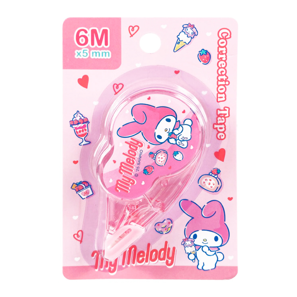 แบร์รอน กิ๊ฟ x มายเมโลดี้ เทปลบคำผิด 6 ม. รุ่น MM8902