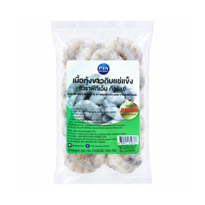 พีทีเอ็น กัวร์เม เนื้อกุ้งขาวดิบ แช่แข็ง 250 ก.