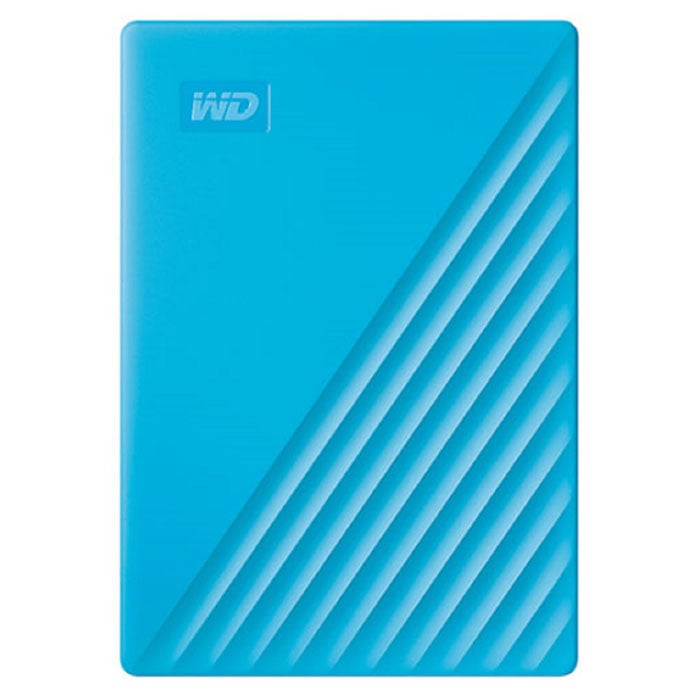 ดับบลิวดี มายพาสปอร์ต เอ็กเทอนอล ฮาร์ดดิสก์ รุ่น WDBYVG0010BBL-WESN ขนาด 1TB สีฟ้า