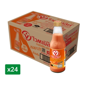 VITAMILK UHT Soy Milk Royal Thai Tea Flavor 300 ml. x 24 units