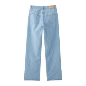 เบสิโค กางเกงยีนส์ทรง Straight สำหรับผู้หญิง รุ่น FVKI25Q2LC002 สียีนส์ฟอกอ่อน_thumbnail_1