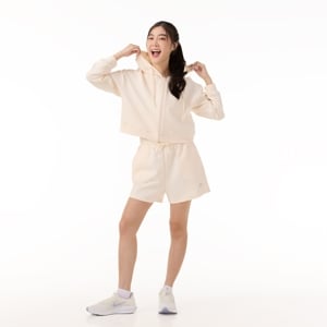 เบสิโค กางเกงขาสั้น สำหรับผู้หญิง รุ่น FDNC25Q3LA035 สีครีม_thumbnail_2