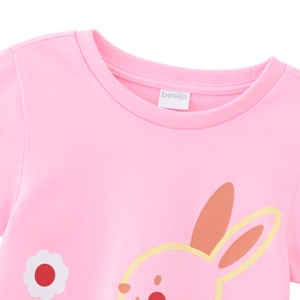 เบสิโค เสื้อยืดเด็กหญิง สีชมพู_thumbnail_2