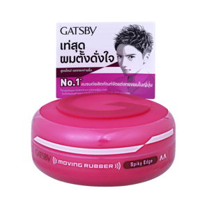 แกสบี้ มูฟวิ่ง รับเบอร์ เจลแต่งผม สูตรสไปค์กี้ เอจด์ 80 ก.