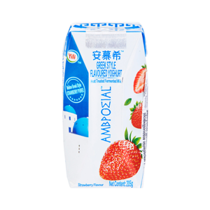Ambrosial Greek Yoghurt Strawberry Flavour 205g.