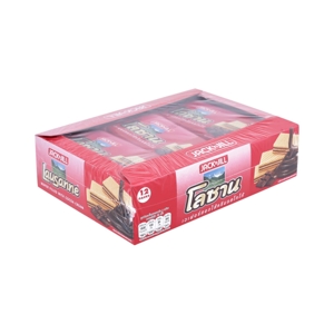 LAUSANNE Wafer Filled with Cocoa Cream 28 g. Pack 12