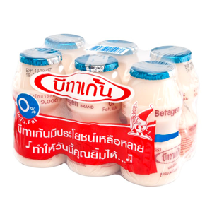 บีทาเก้น นมเปรี้ยวโยเกิร์ตพร้อมดื่ม พร่องมันเนย 85 มล. แพ็ค 6_thumbnail_1