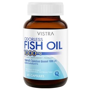 Vistra Odorless Fish Oil 1000mg. 45capsules