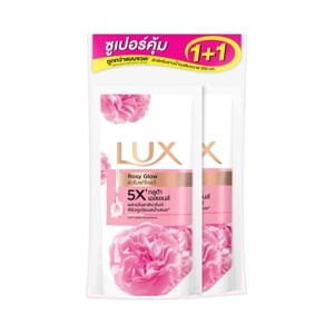 Lux Shower Cream Rose Refill 350ml. Pack 2