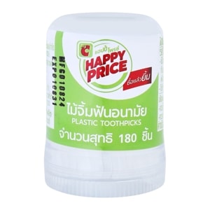 แฮปปี้บาท ไม้จิ้มฟันอนามัย 180 ชิ้น