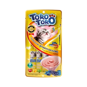 TORO TORO Lickable Treat Tuna and Mixed Seafood 75 g.