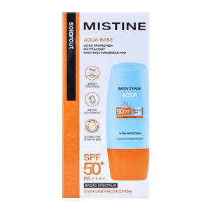มิสทิน อะควา เบส อัลตร้า โพรเทคชั่น แมทท์ แอนด์ ไลท์ เดลี่ เฟส ซันสกรีน โปร SPF50+ PA++++ 40 มล._thumbnail