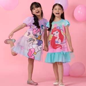 ดิสนีย์ x เบสิโค ชุดเดรสเด็กหญิง Daisy รุ่น FMTN2507LG002 สีม่วง_thumbnail_7