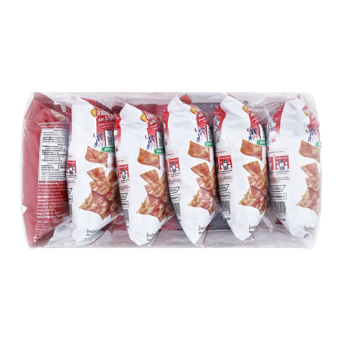 อองเทร่ หมูแผ่นอบกรอบ รสคลาสสิก 16 ก. แพ็ค 6_4