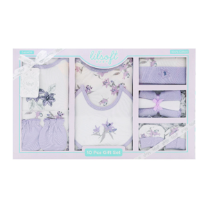 FIRST SMILE Baby Gift Set 10 PCS No.TC-003 (Assorted patterns, No selection)