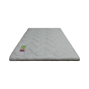 SATIN Topper Comfort Link 5 ft. 2" thick Grey