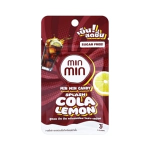 MIN MIN Candy Juicy Splash Cola-Lemon Flavor 14 g.