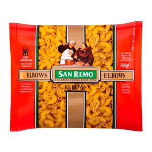 Sanremo Elbow Pasta 500g.