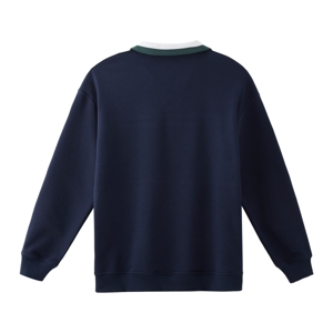 เบสิโค เสื้อคอปกแขนยาวผู้ชาย รุ่น FSWN25Q4YM16W สีกรมท่า_thumbnail_1