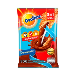 OVALTINE 3IN1 Ready Mixed Malt Beverage Chocolate Flavor Less Sugar 31 g. 5 pcs.