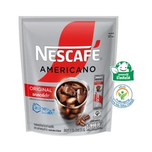 NESCAFE Americano Instant Coffee Mix Low Calorie 9.6 g. 25 sachets