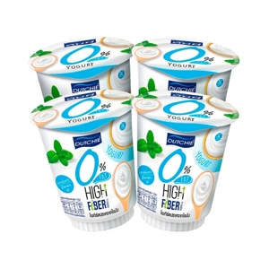 DUTCHIE 0% Fat Yogurt Natural Flavor 125 g. Pack 4