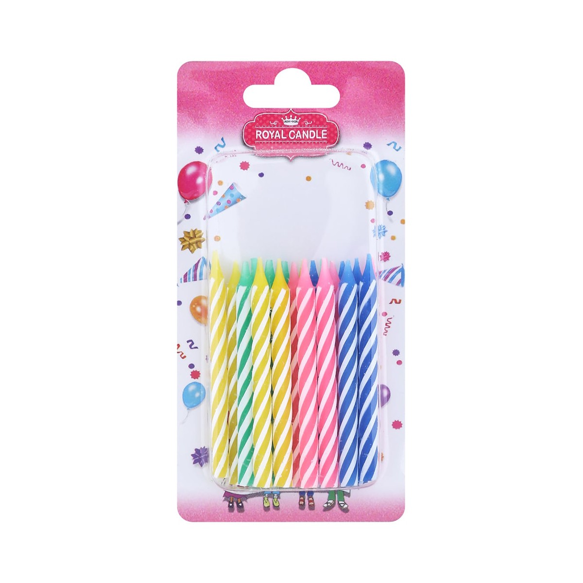 รอยัล แคนเดิ้ล เทียนแท่งวันเกิด 20 แท่ง (สินค้าคละสี ไม่สามารถเลือกได้)