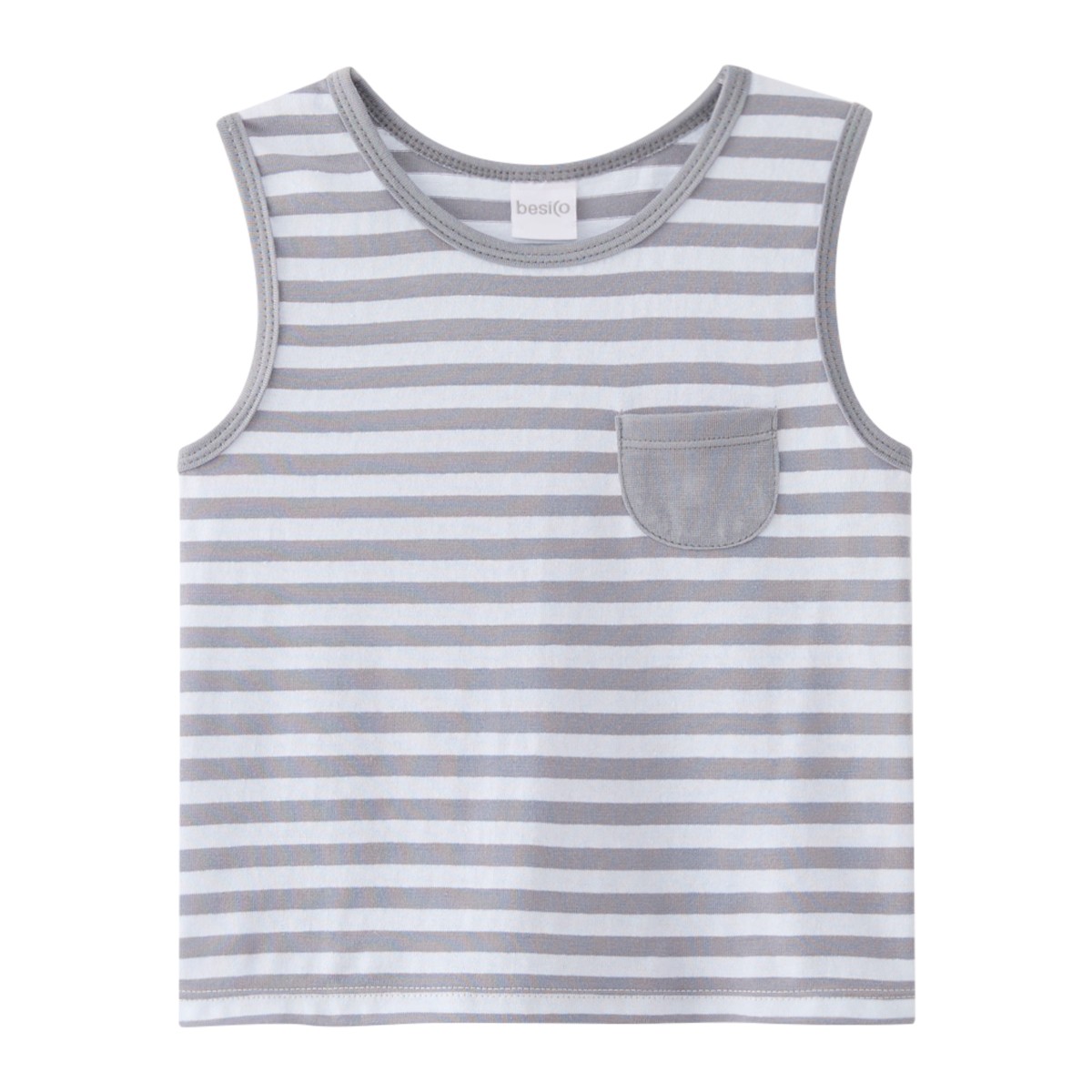 เบสิโค เสื้อกล้ามเด็กชาย รุ่น BKAS2509TB01 สีเทา