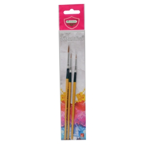 MASTER ART Young Artist Paintbrush Set (No. 0, 2, 6)