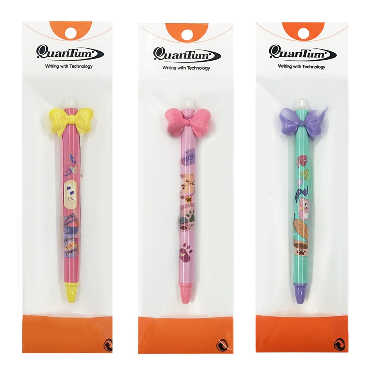 ควอนตั้ม ปากกาเจลลบได้ รุ่น FI640040 ขนาด 0.5 มม. สีน้ำเงิน คละแบบ_4