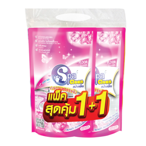 สปาคลีน ผลิตภัณฑ์ทำความสะอาดพื้น กลิ่นโรแมนติกโรส 700 มล. แพ็ค 1+1_thumbnail