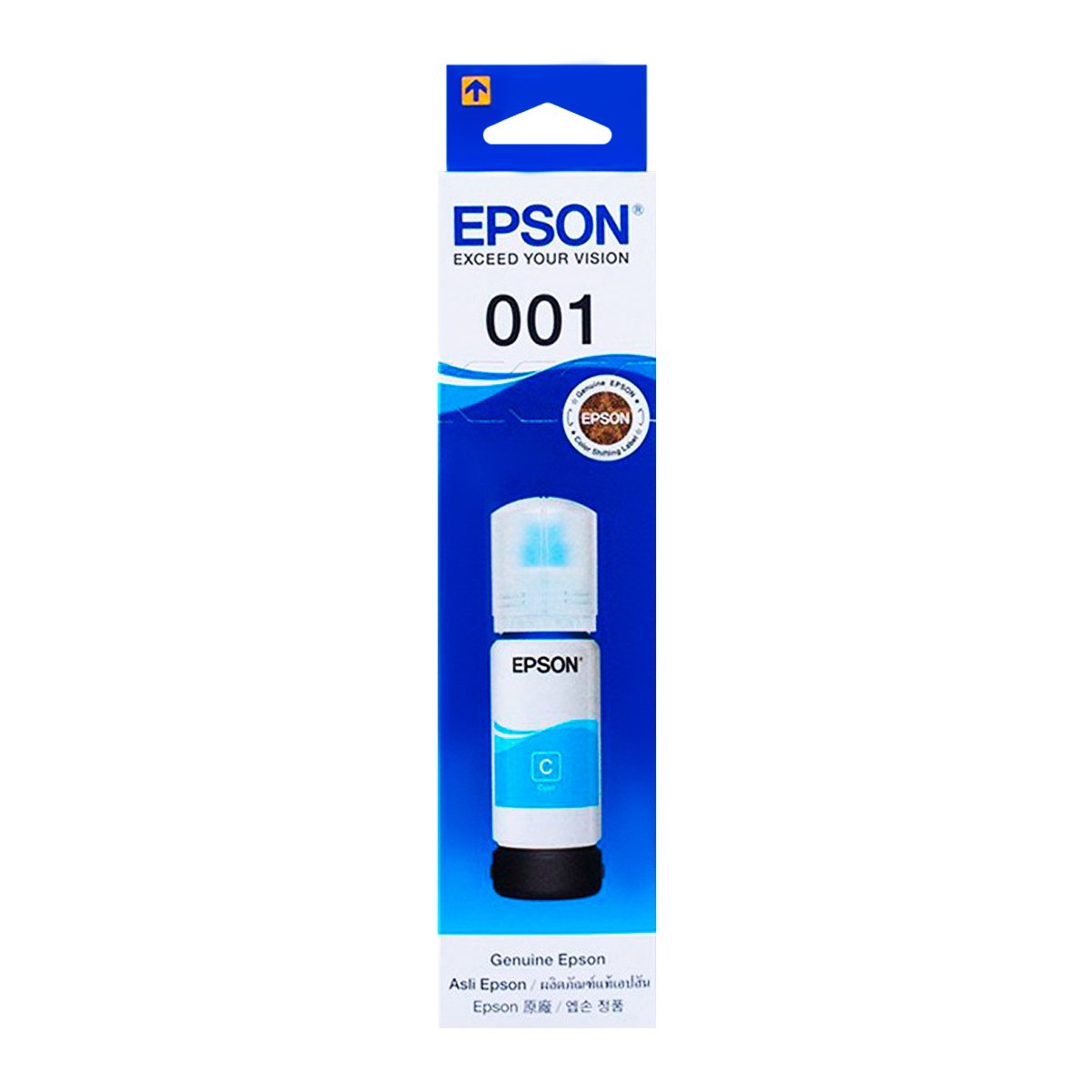 เอปสัน หมึกเติมแบบขวดสำหรับเครื่องพิมพ์ L-Series รุ่น 001C-T03Y200 สีฟ้า_1