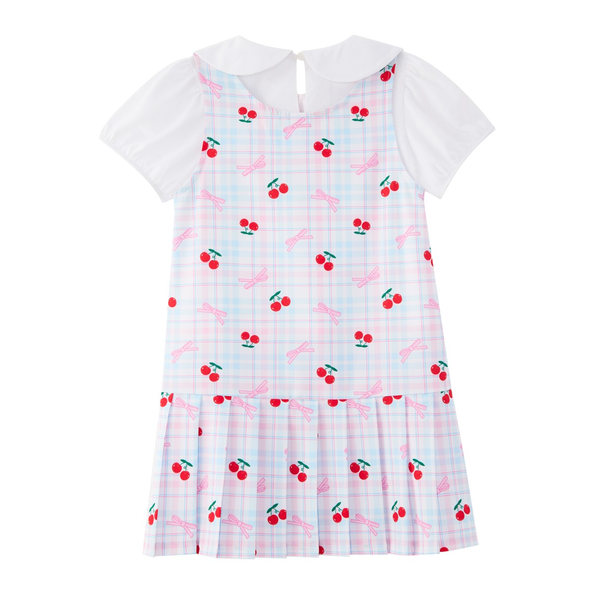 เบสิโค เสื้อและเอี๊ยม สำหรับเด็กหญิง รุ่น FMMX2602LG003 สีฟ้า_1