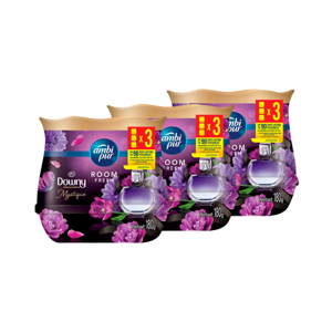 Ambipur Gel Fresh Air Fresheners Downy Mystique 180g. Pack 3