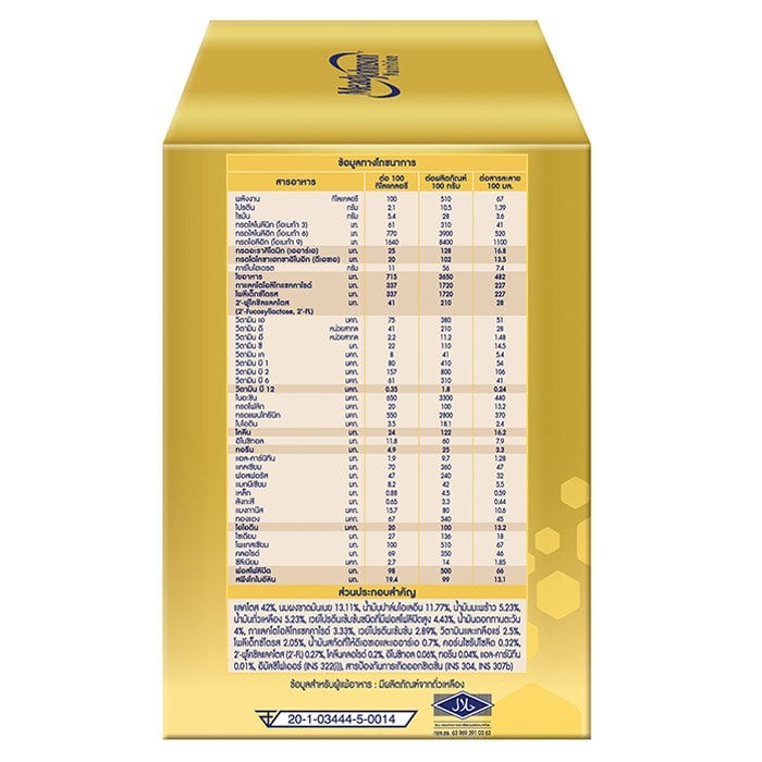 เอนฟาแล็ค เอพลัส มายด์โปร DHA+ MFGM โปร วิท 2'-FL สูตร 1 นมผงดัดแปลงสำหรับทารก 1900 ก._2