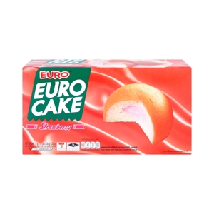 Euro Puff Cake Strawberry 204 G
