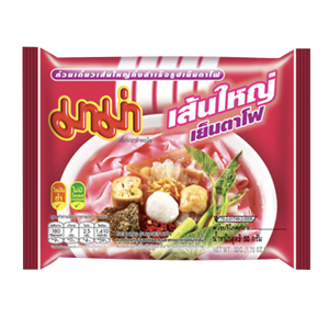มาม่า ก๋วยเตี๋ยวเส้นใหญ่กึ่งสำเร็จรูป รสเย็นตาโฟ 50 ก. แพ็ค 6_thumbnail_1