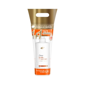 DOVE Ferulic+ UV Repair & Glow Damage Therapy Shampoo 360 ml. + Conditioner 320 ml.