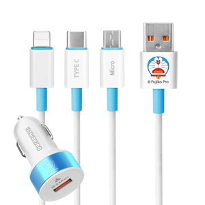 อาซากิ ที่ชาร์จในรถและสายชาร์จ 3 หัว รุ่น A-DMC8291_thumbnail