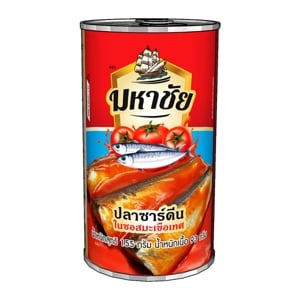 มหาชัย ปลาซาร์ดีน ในซอสมะเขือเทศ 155 ก. แพ็ค 10_thumbnail_3