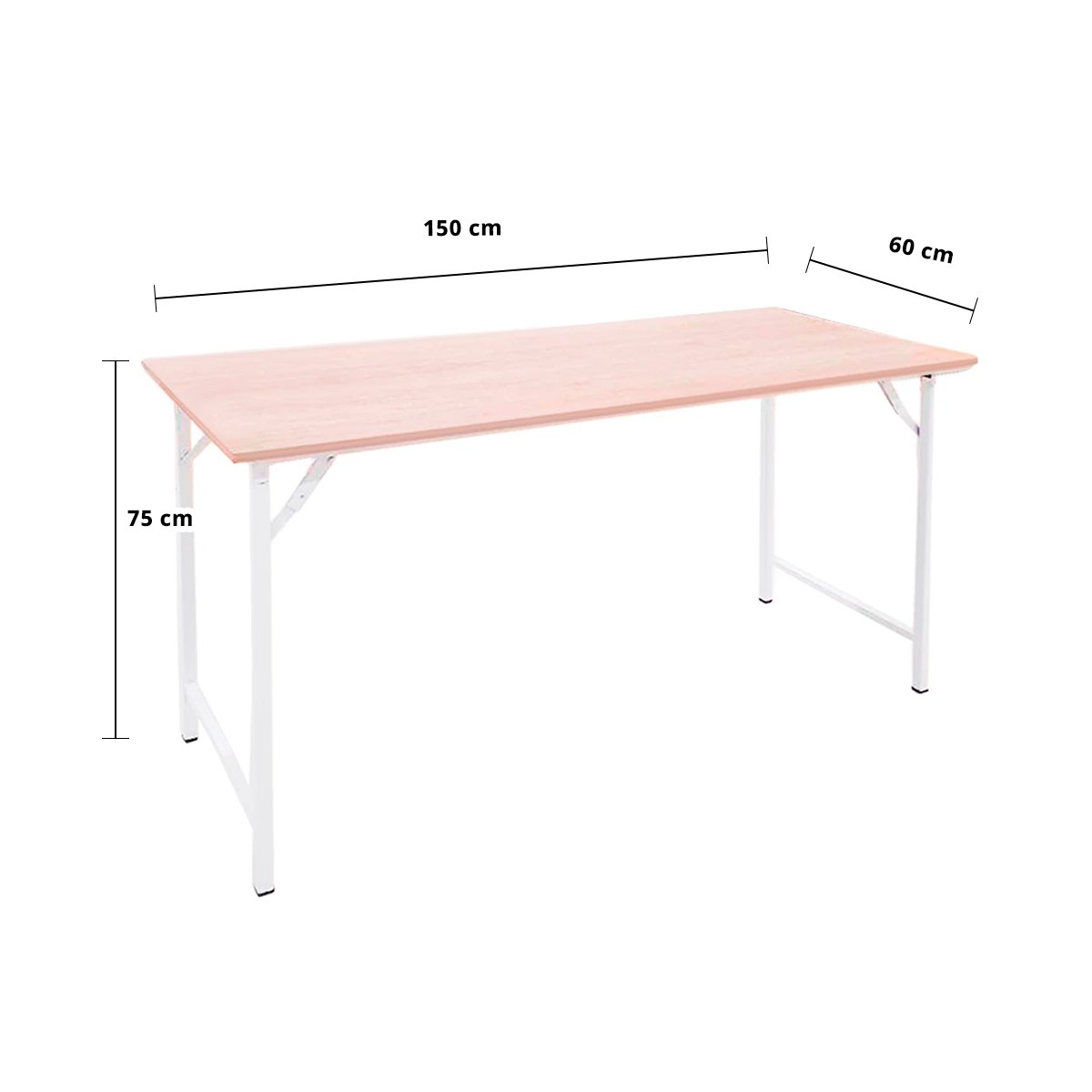 เบสิโค โต๊ะพับอเนกประสงค์ รุ่น WT-60150 ขนาด 150 x 60 x 75 ซม._1
